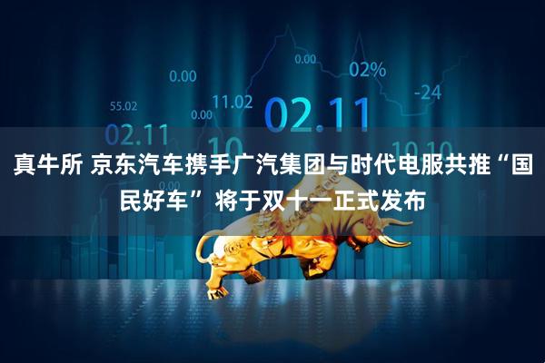 真牛所 京东汽车携手广汽集团与时代电服共推“国民好车” 将于双十一正式发布