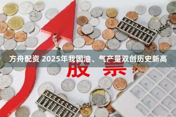 方舟配资 2025年我国油、气产量双创历史新高